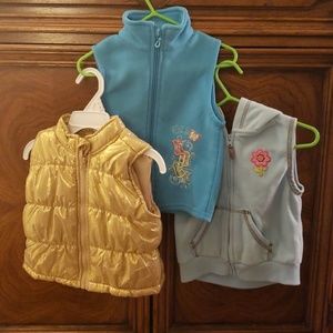 Bundle of 18 -24 month zipper vests